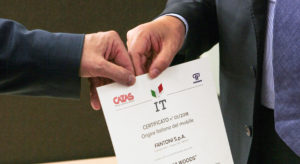 Certificato origine italiana